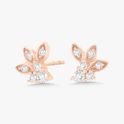 Hummingbird Diamond Stud Earrings