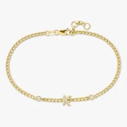 Initial Cuban Link Bracelet