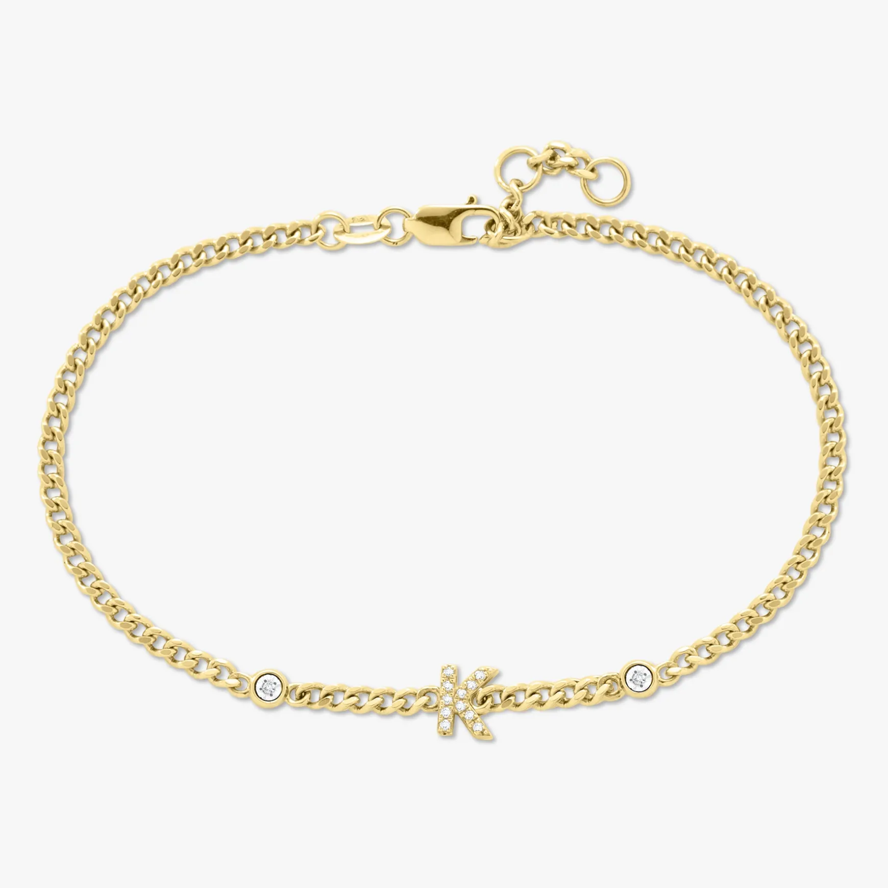 Initial Cuban Link Bracelet
