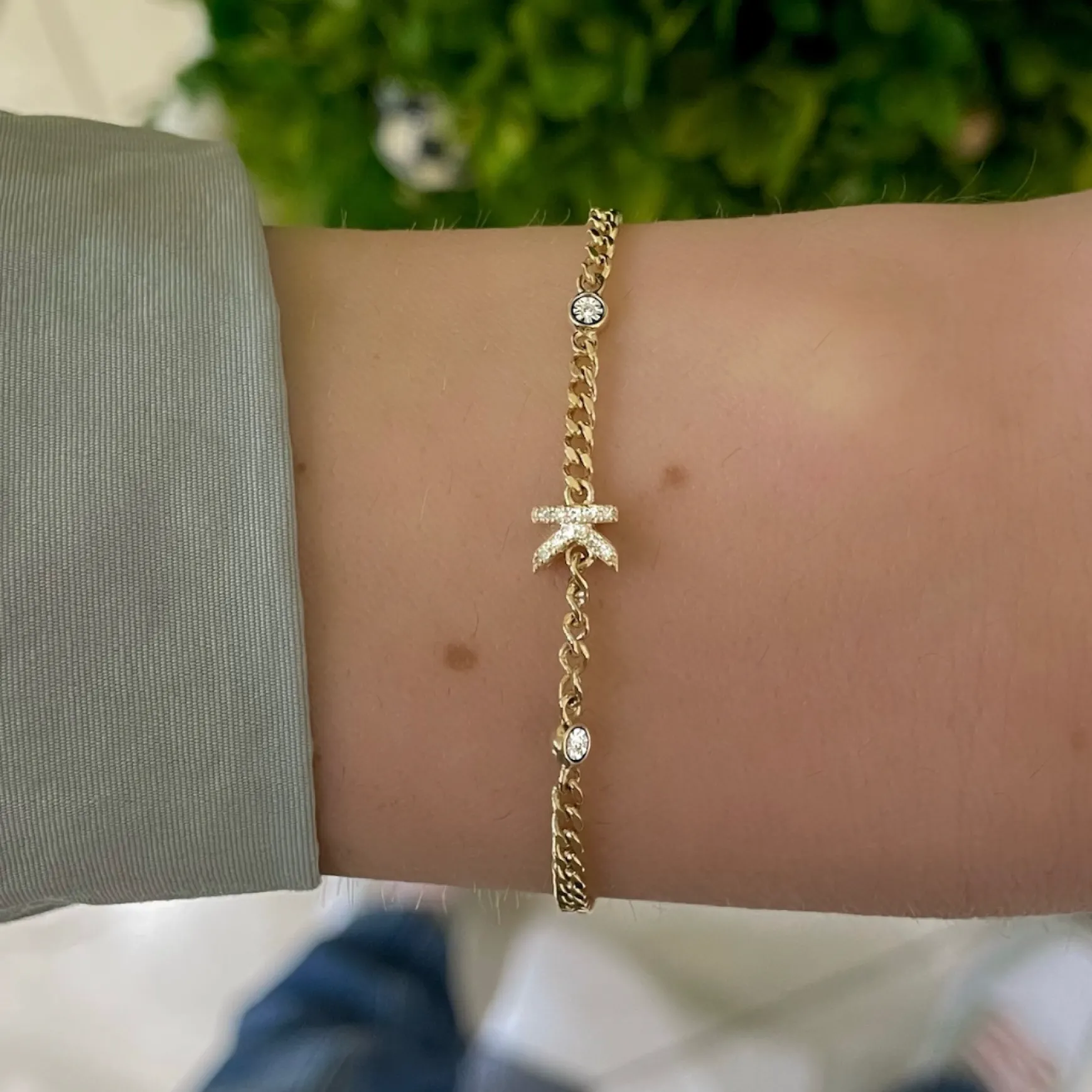 Initial Cuban Link Bracelet