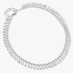 Jasmine Diamond Dangle Anklet 5.08 ctw