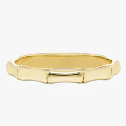 14k Gold Bamboo Stacking Band Ring
