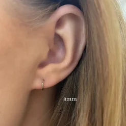 14k Gold Huggie Earrings