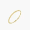 14k Gold Skinny Rope Eternity Band