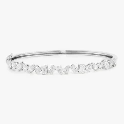Kehlani Multi-Shape Diamond Bangle Bracelet 3.08 ctw