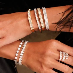 Kehlani Three Row Multi-Shape Diamond Band 3.59 ctw