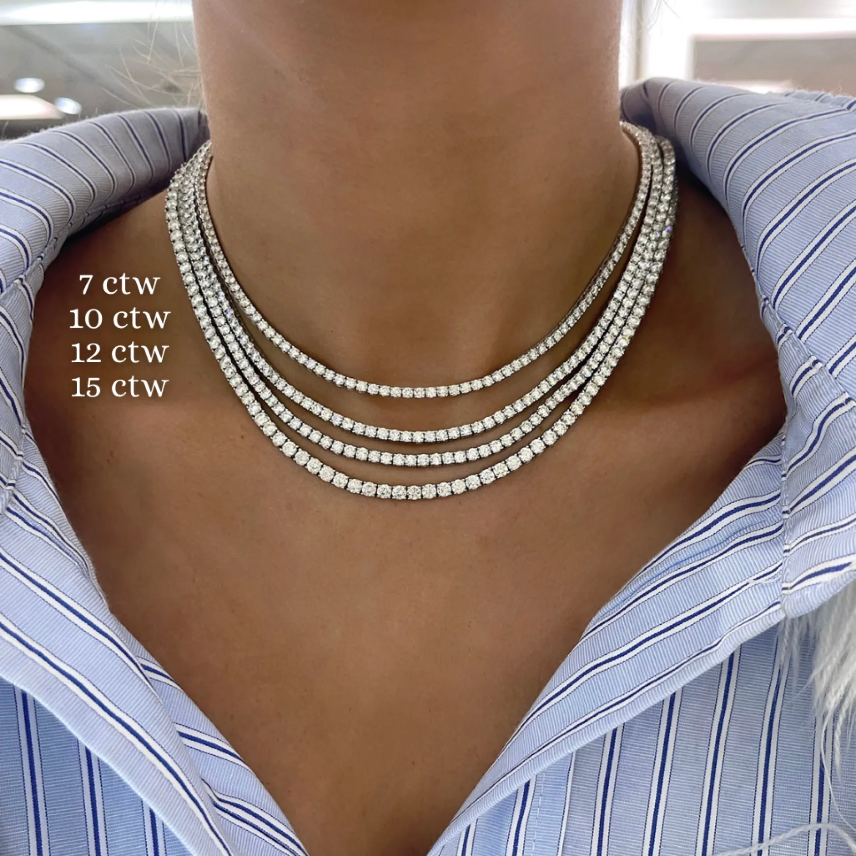 Kessler Diamond Tennis Necklace