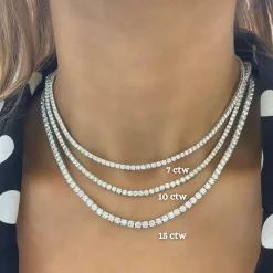 Kessler Diamond Tennis Necklace