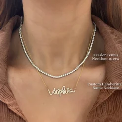 Kessler Diamond Tennis Necklace