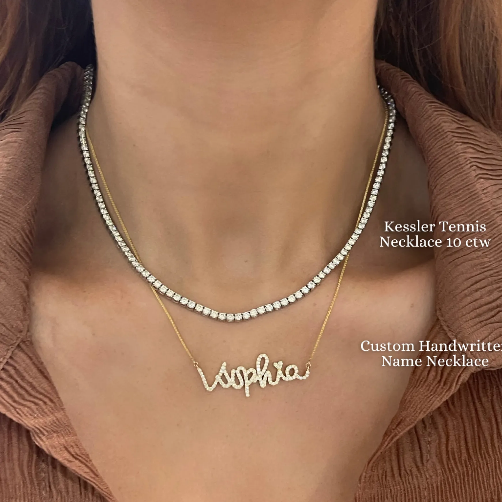 Kessler Diamond Tennis Necklace