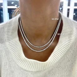 Kessler Diamond Tennis Necklace