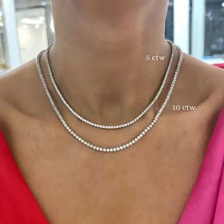Kessler Diamond Tennis Necklace