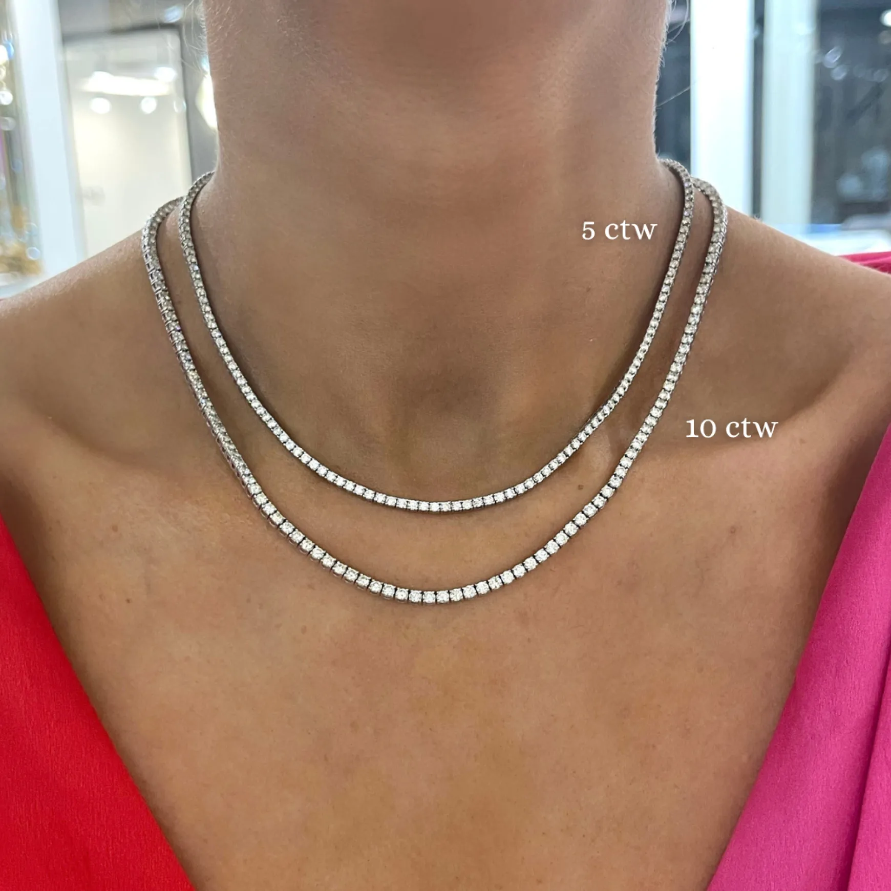 Kessler Diamond Tennis Necklace