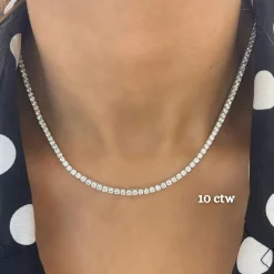 Kessler Diamond Tennis Necklace