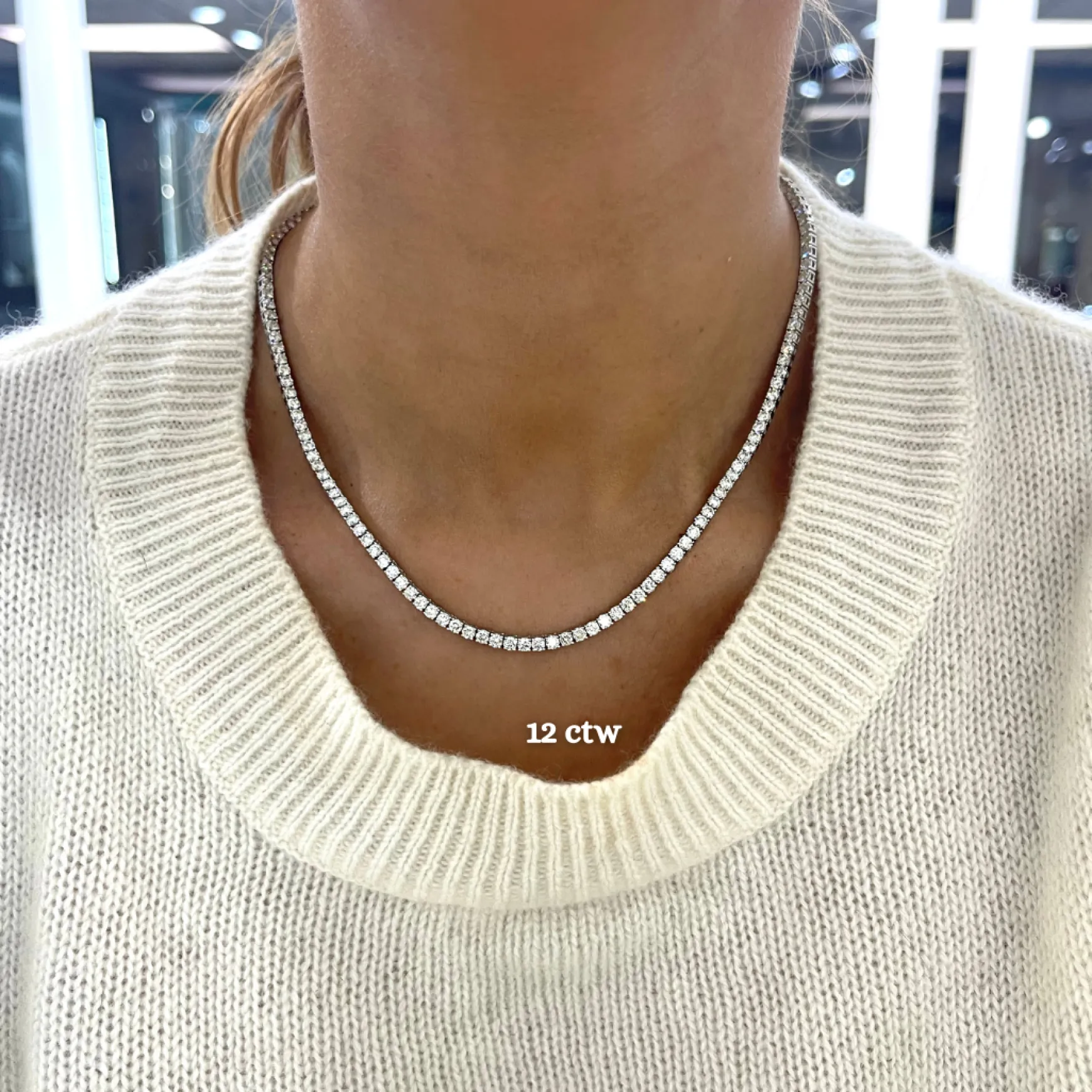 Kessler Diamond Tennis Necklace