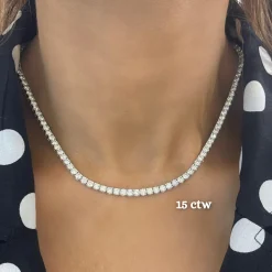 Kessler Diamond Tennis Necklace