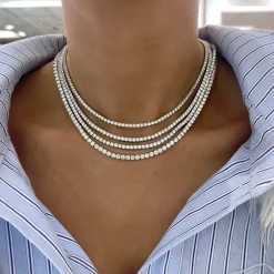 Kessler Diamond Tennis Necklace