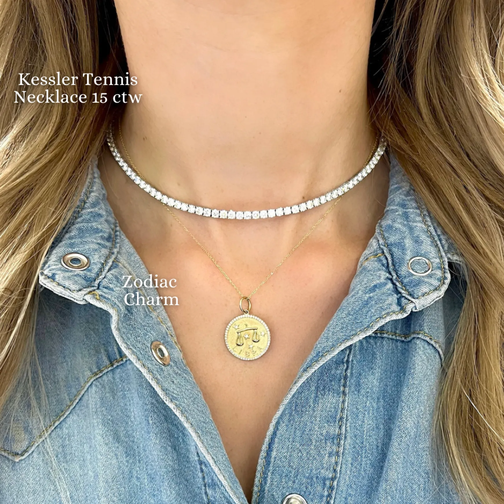 Kessler Diamond Tennis Necklace