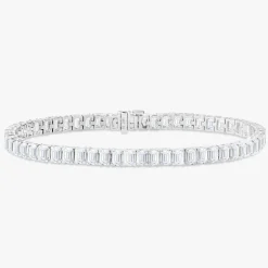 Kyle Emerald Cut Diamond Tennis Bracelet 11.63 ctw