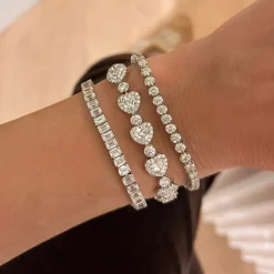 Kyle Emerald Cut Diamond Tennis Bracelet 11.63 ctw