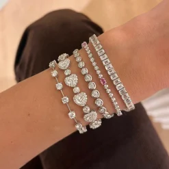 Kyle Emerald Cut Diamond Tennis Bracelet 11.63 ctw