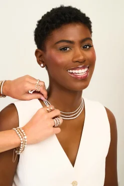 Lab Grown Diamond Tennis Necklace 6 ctw