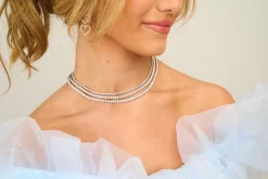 Lab Grown Diamond Tennis Necklace 6 ctw
