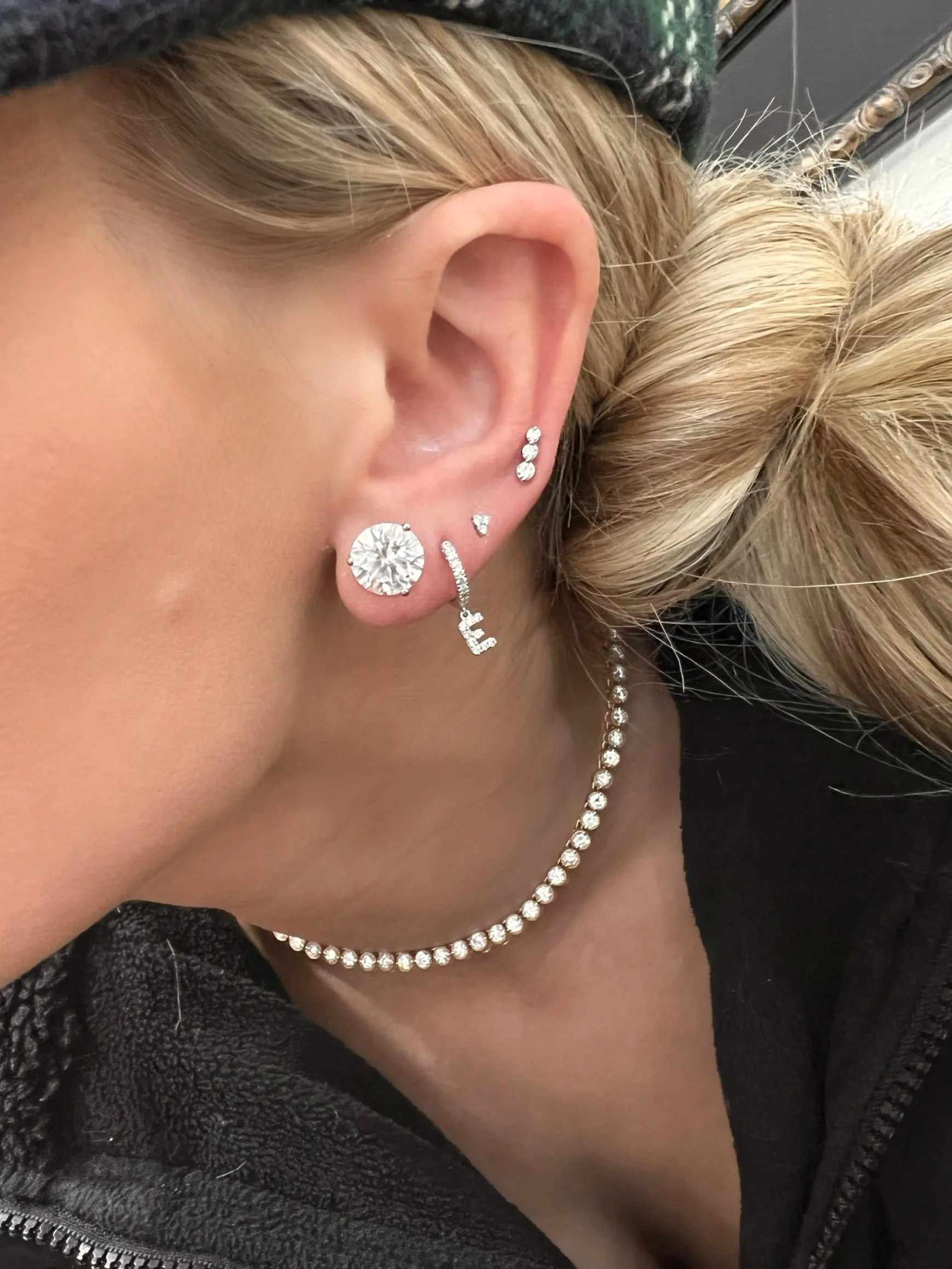 Lab Grown Three Prong Martini Diamond Stud Earrings (6 ctw) *Emily's Pick*