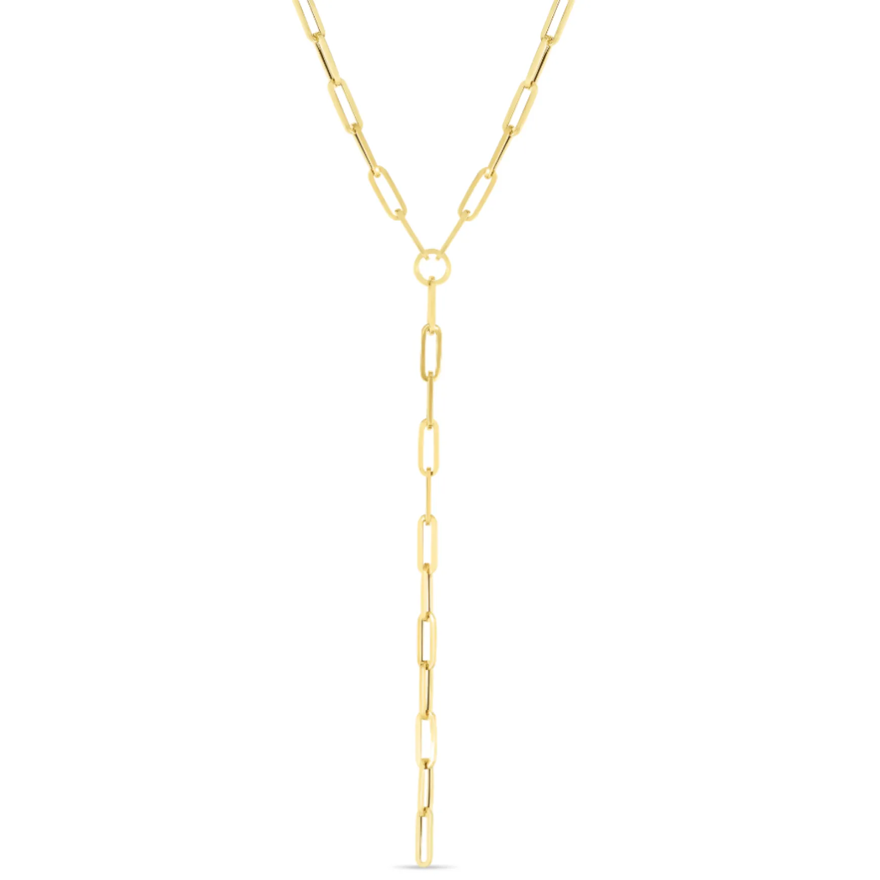 Lariat Paperclip Necklace