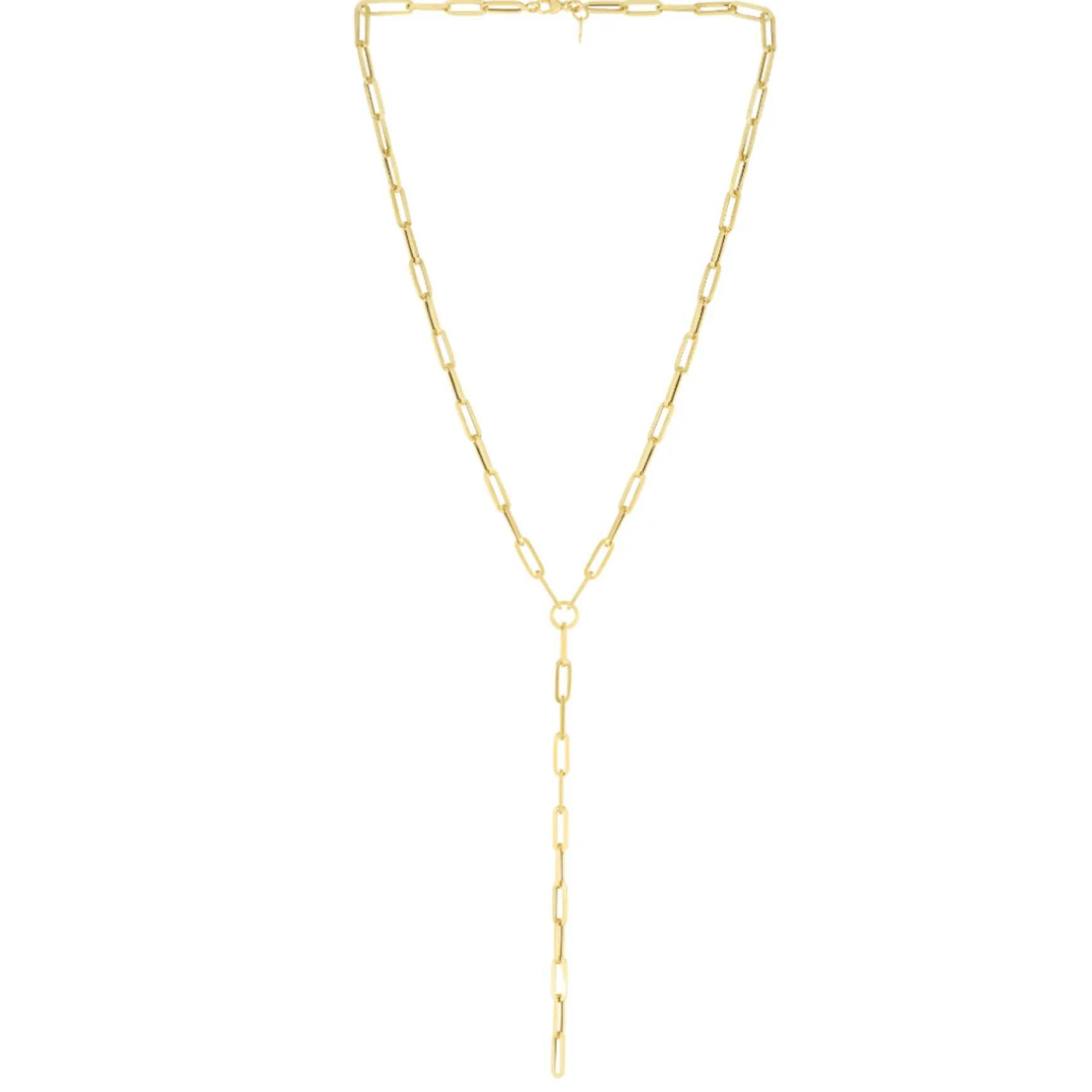 Lariat Paperclip Necklace