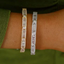 Lennox Baguette Bangle 3.37 ctw
