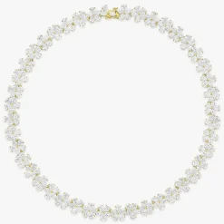 Leonie Dancing Floral Marquise & Pear Diamond Necklace 48 ctw