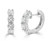 Little Georgie Diamond Huggie Earrings