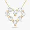 Little Mamas Charlie Cloud® Floating Diamond Heart Necklace 1.92 ctw