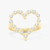 Little Posie Charlie Cloud® Floating Diamond Heart Ring 0.56 ctw
