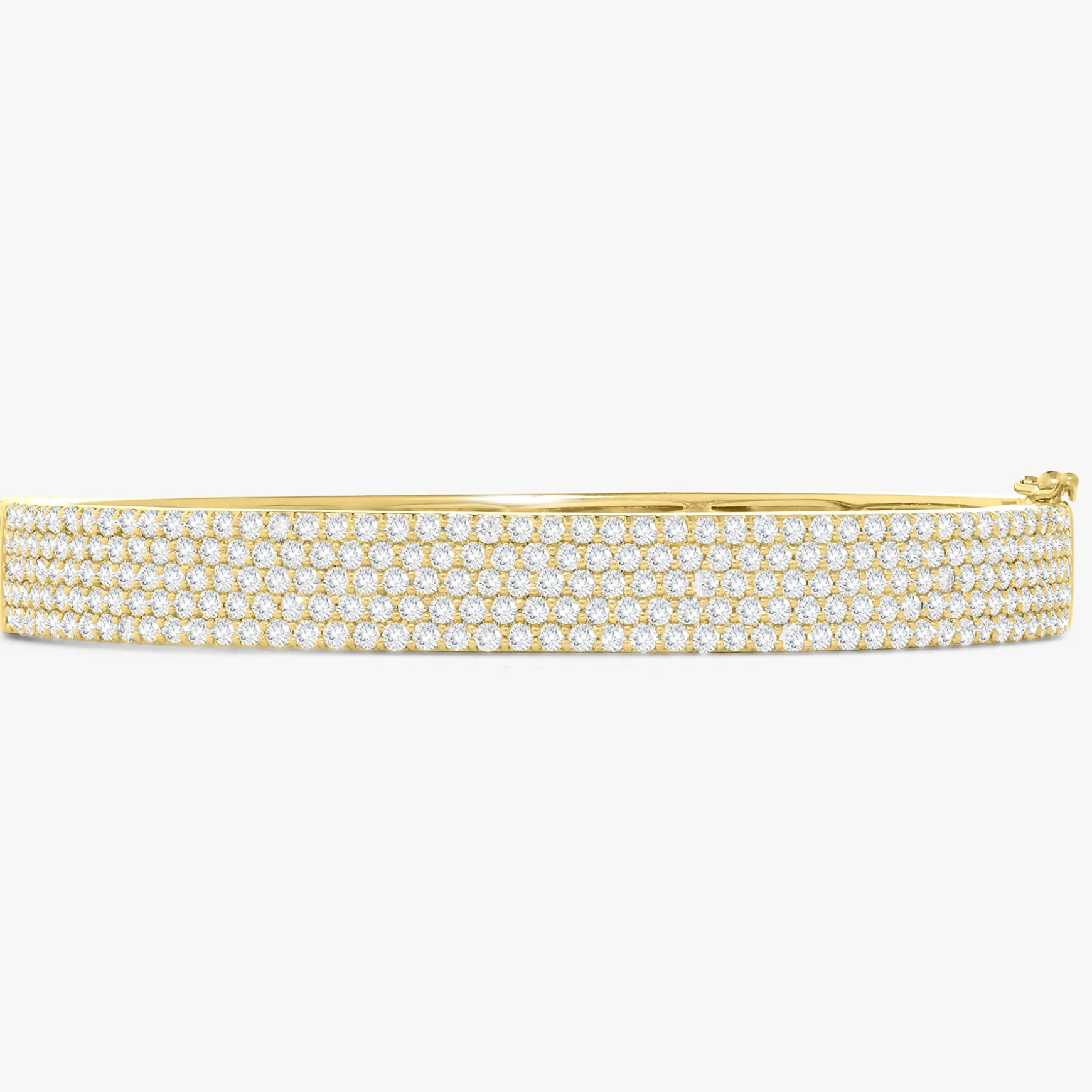 Liv Five Row Diamond Bangle Bracelet 3.50 ctw