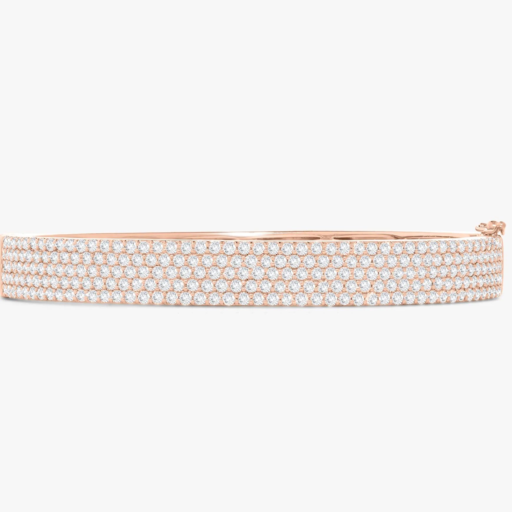 Liv Five Row Diamond Bangle Bracelet 3.50 ctw
