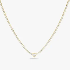 Lovers Lane Adjustable Tennis Necklace