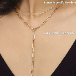 Lungo Paperclip Chain Necklace 2.7mm