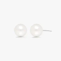 Maggie Pearl Stud Earrings 8mm