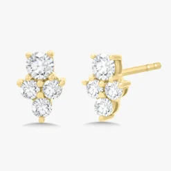 Malina Cluster Stud Earrings