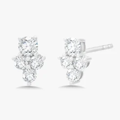 Malina Cluster Stud Earrings
