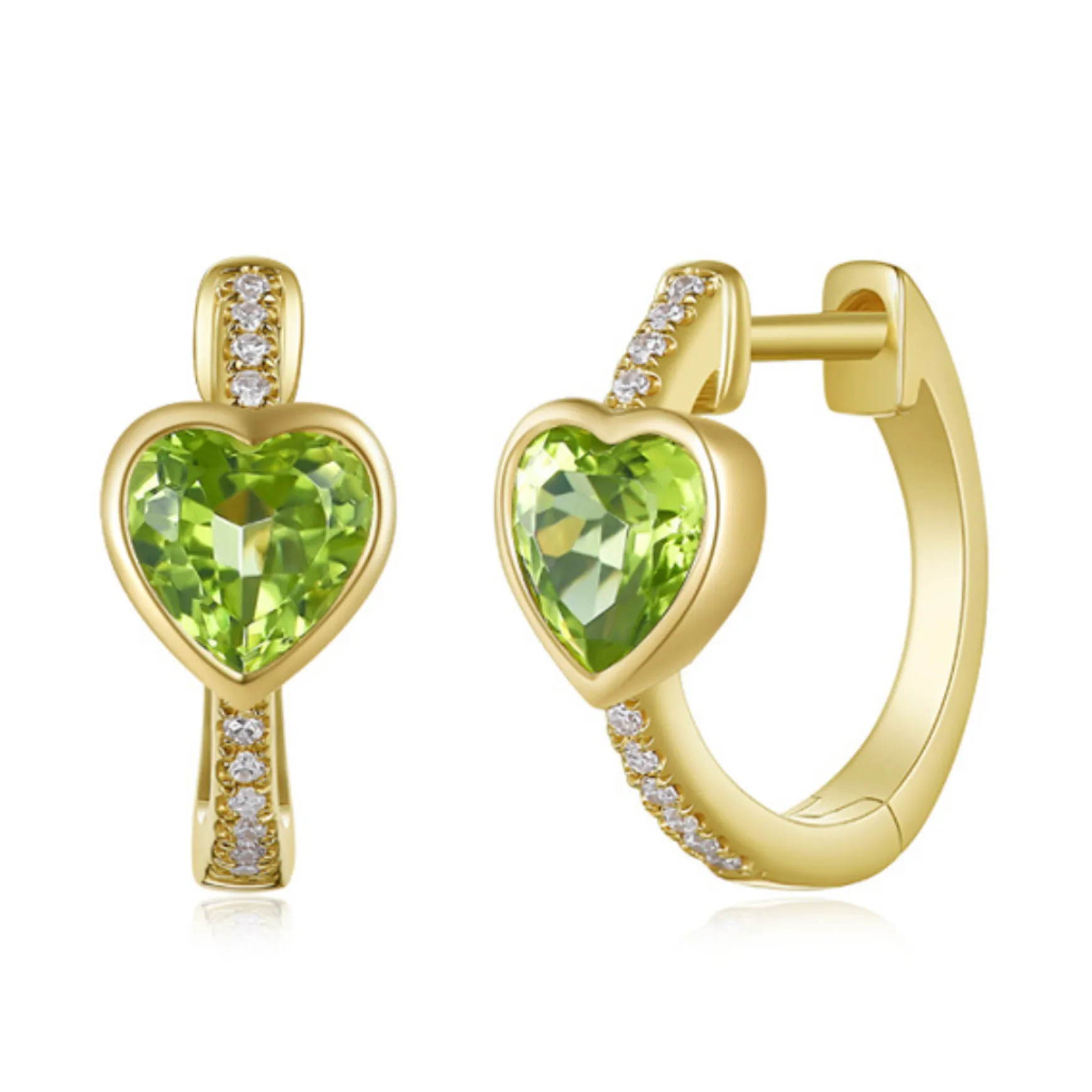 Mama Heart Station Huggie Earrings