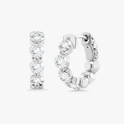 Mama's Charlie Cloud® Diamond Huggie Earrings 1.85 ctw