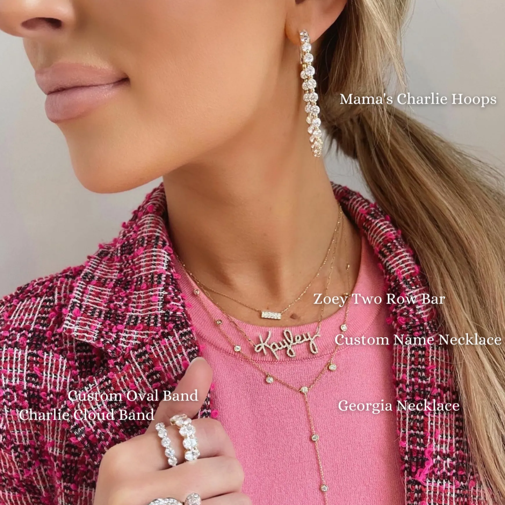 Mama's Charlie Cloud® Diamond Hoop Earrings 11.00 ctw