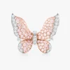 Mariposa Argyle Pink & White Diamond Platinum Ring