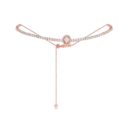 Marquise Cluster Diamond Adjustable Choker Necklace 3.19 ctw