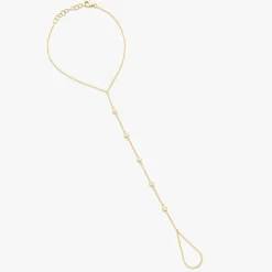 Melville Diamonds By The Yard Hand Chain Bracelet
