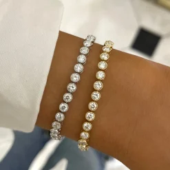 Milgrain Tennis Bracelet 5 ctw