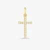 Mini Diamond Cross Charm